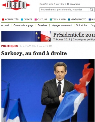 Sarkozy  à  Bordeaux : le nouveau virage à droite !